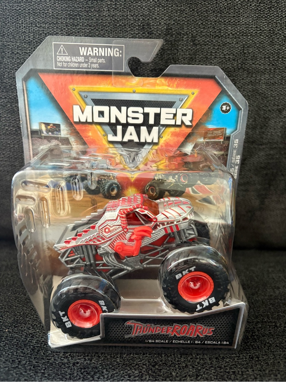 ThunderRoarus Kids Toy Monster Truck - Red
